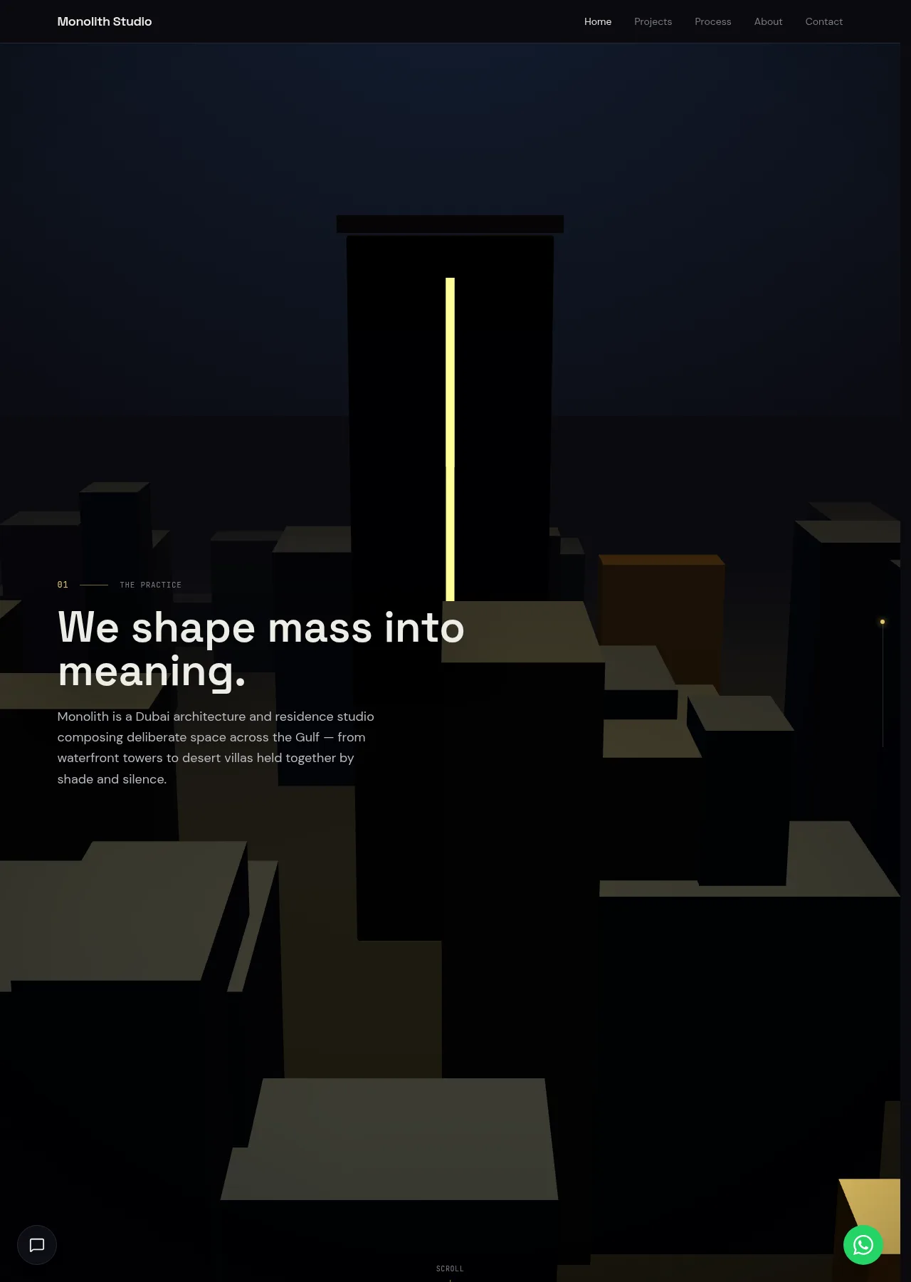 Monolith Studio — live