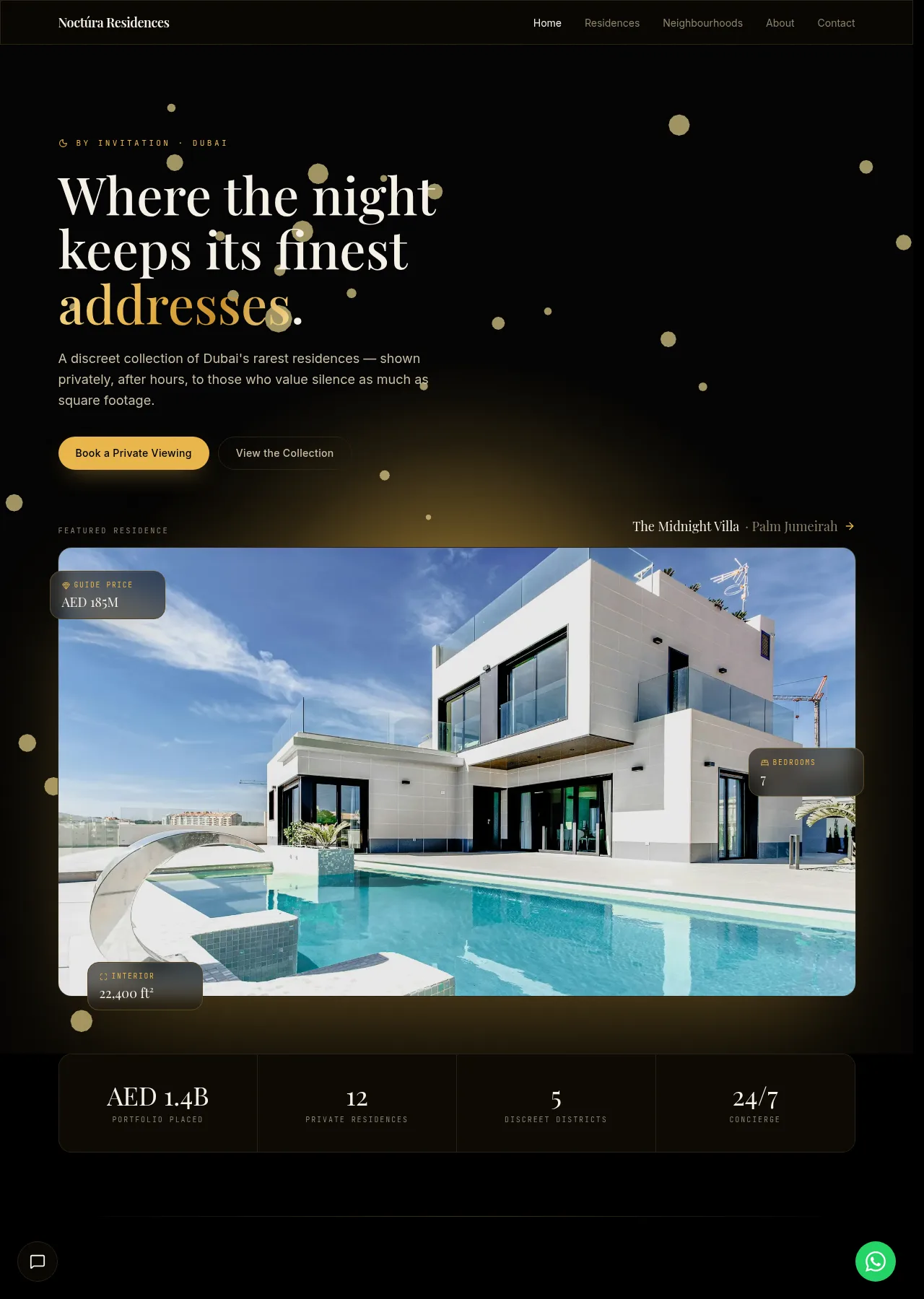 Noctúra Residences — live